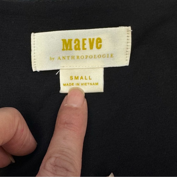 Meave Forever Sweetheart Asymmetrical Fit & Flare Front Bow  Black Dress Small - Picture 6 of 11